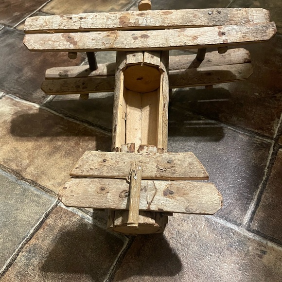 Vintage artibetter plane made of tree limbs - Picture 7 of 10